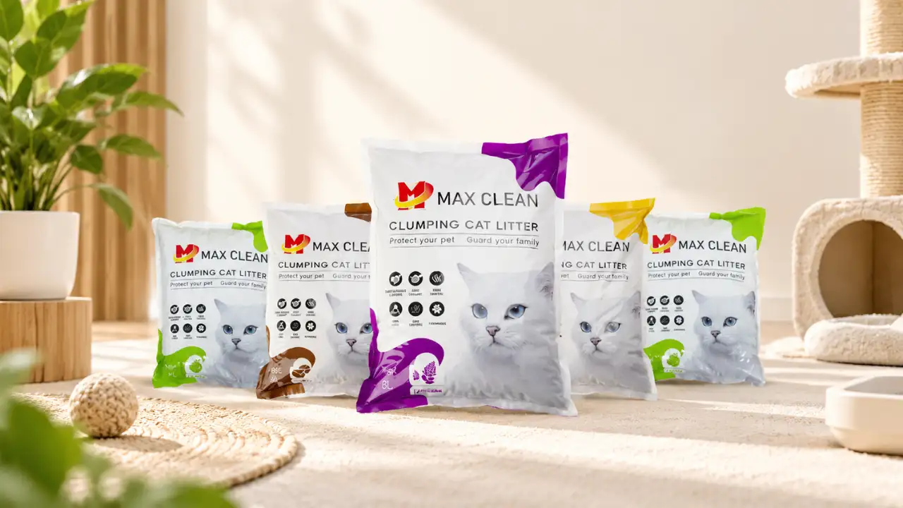 Cát đất sét Max Clean vón tốt, ít bụi cho mèo