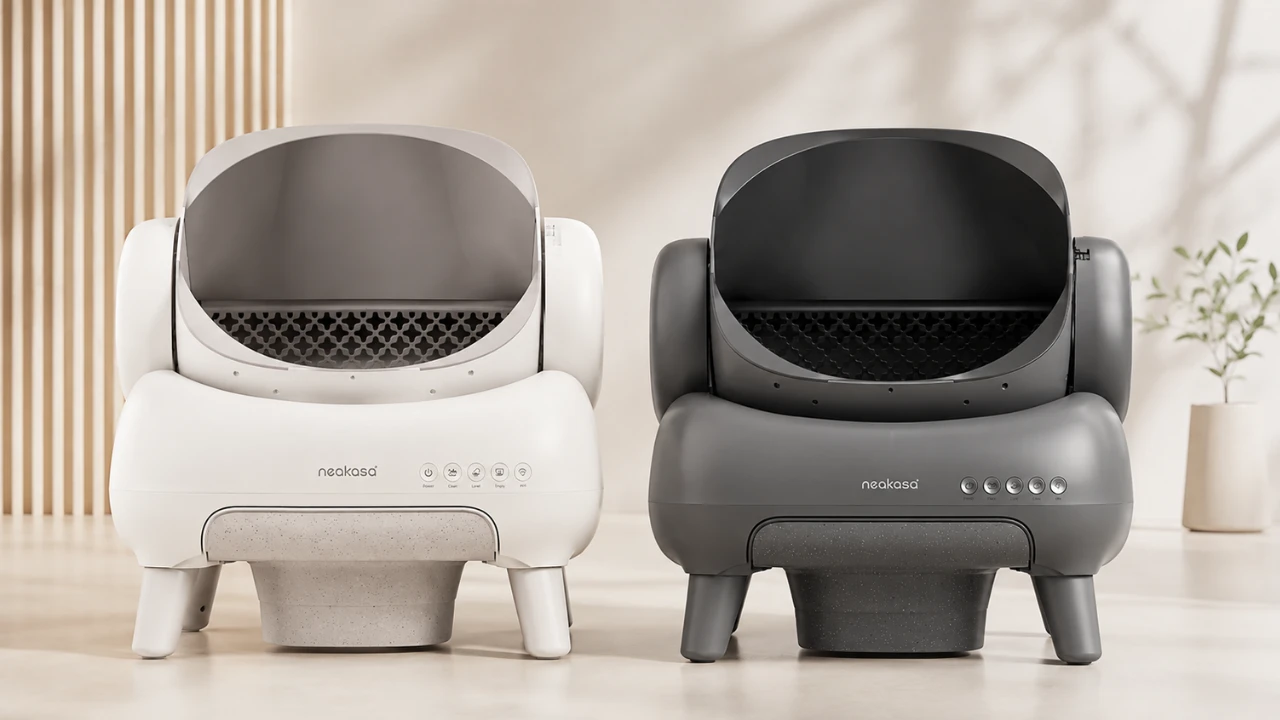 Neakasa M1 Plus có 2 màu trắng đen phù hợp với mọi kiểu nội thất