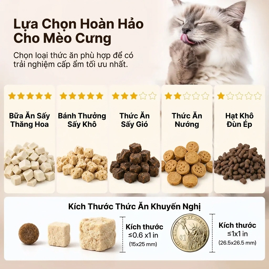 Máy cho mèo ăn thông minh Neakasa Riko thumbnail 6