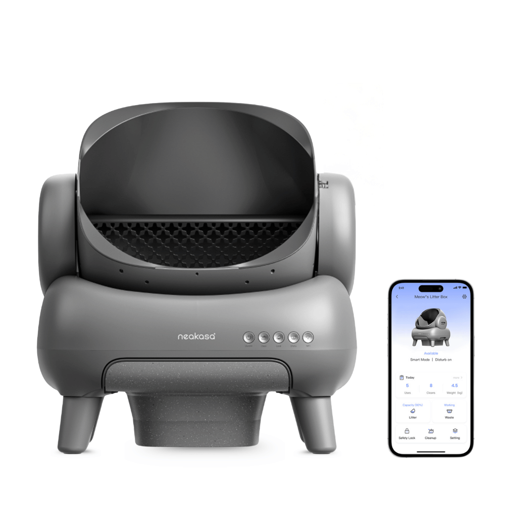 Máy dọn phân mèo, máy vệ sinh cho mèo tự động Neakasa