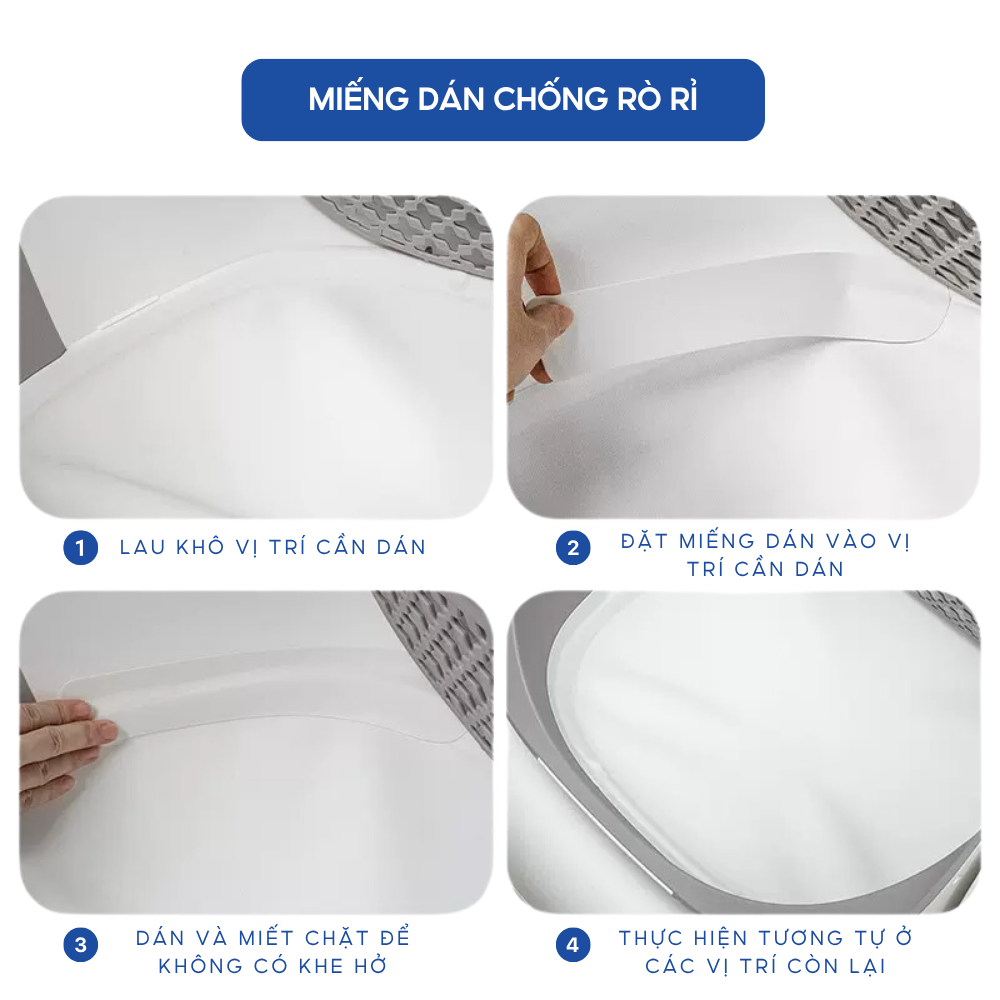 Miếng dán chống rò rỉ máy vệ sinh cho mèo Neakasa M1/M1 Plus thumbnail 3