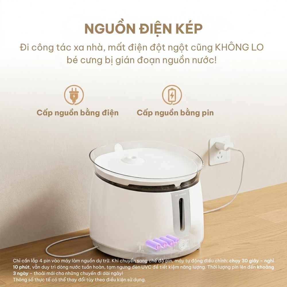 Máy lọc nước cho chó mèo Neakasa thumbnail 2