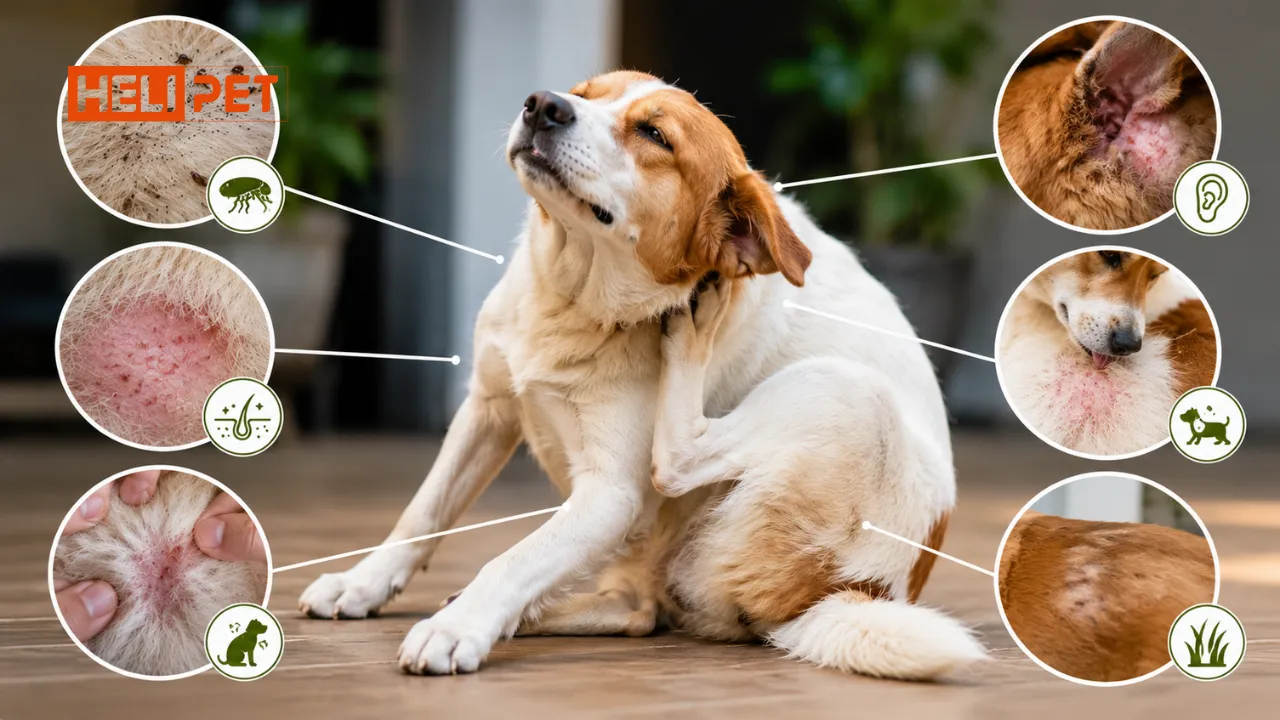 những dấu hiệu kiểm tra để xem chó có bị nhiễm ve chó hay không