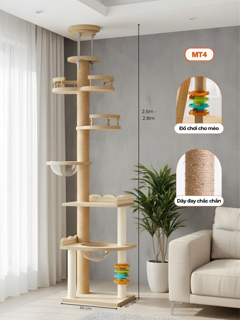 Cat tree HELIPET MT14
