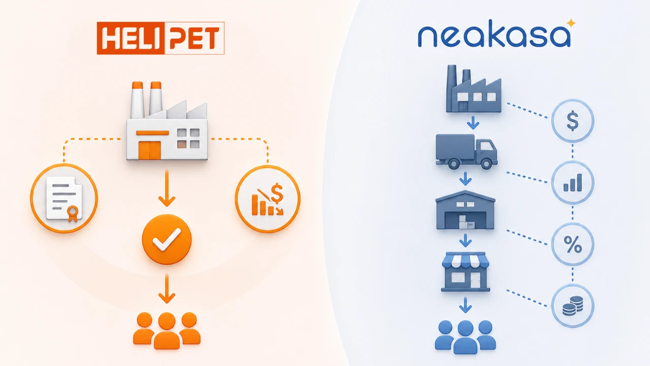 Lợi thế là nhà phân phối trực tiếp giúp sản phẩm HeLiPet có giá thành tốt hơn